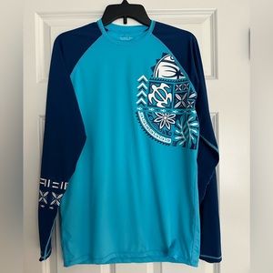 Hawaii Loa Woman’s 50 Upf sunshine Rashguard size large